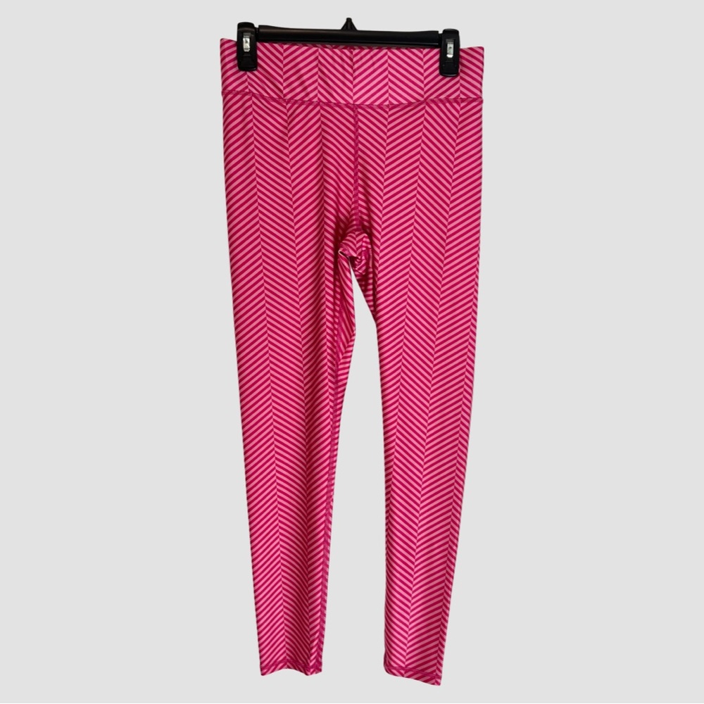 Terez New York Pink Chevron Print Leggings M ($107)